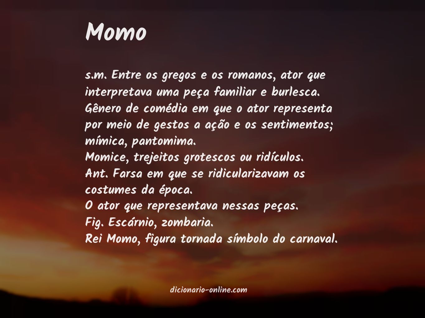 Significado de momo