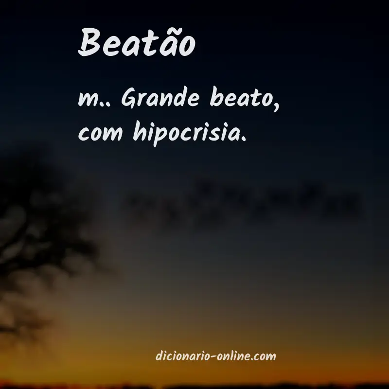 Significado de beatão