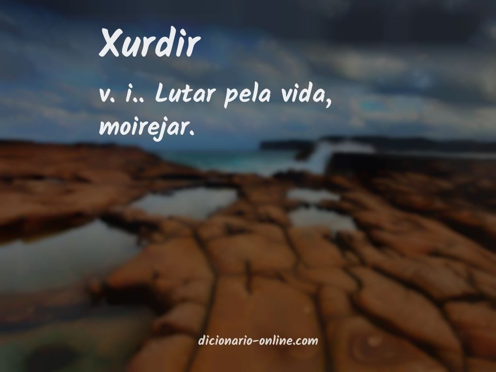 Significado de xurdir