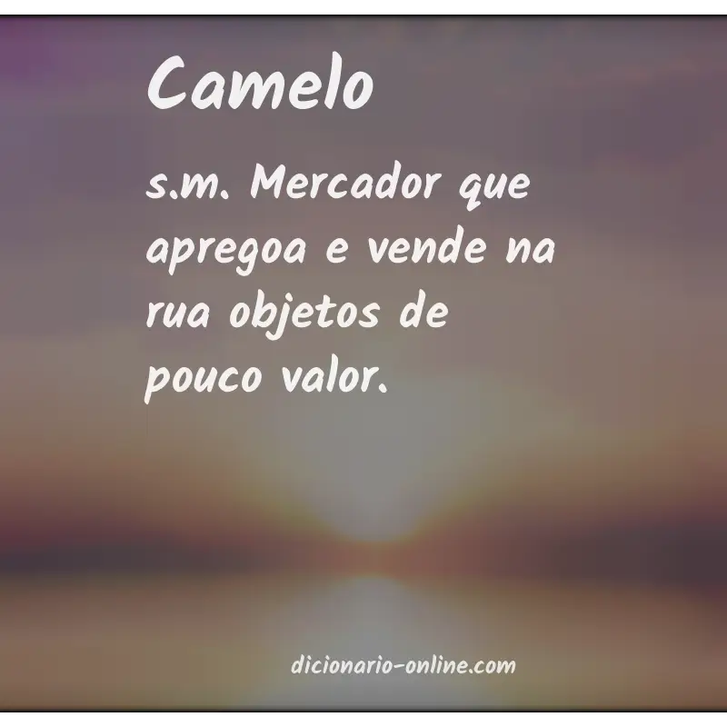 Significado de camelo
