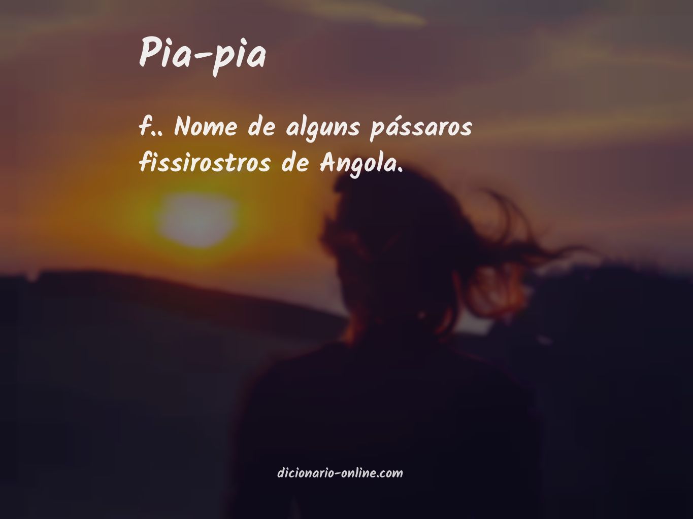 Significado de pia-pia