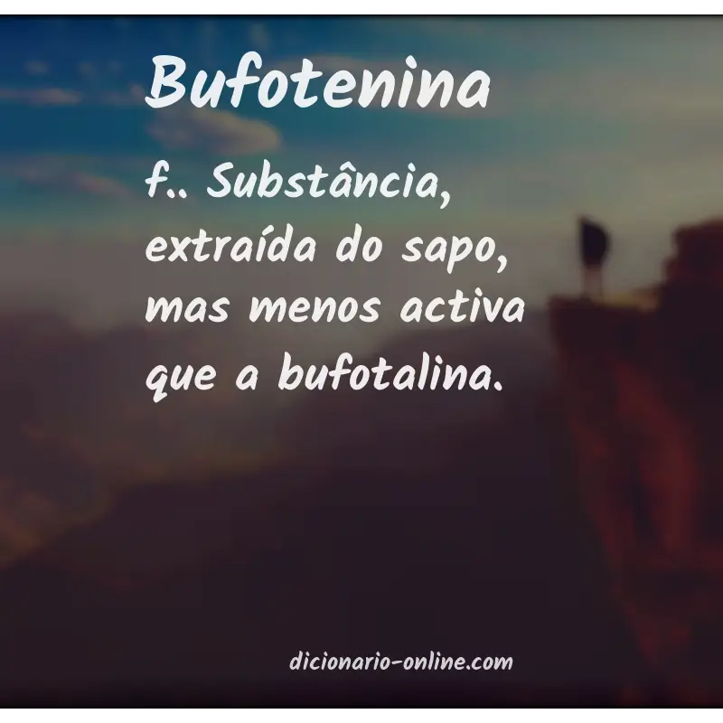 Significado de bufotenina