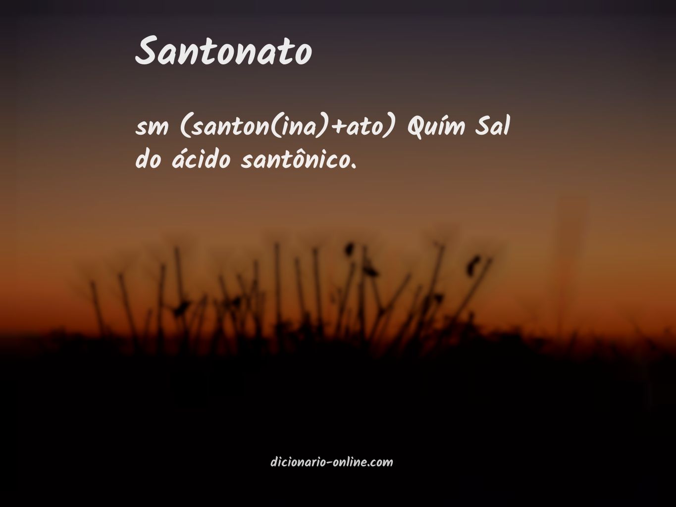 Significado de santonato