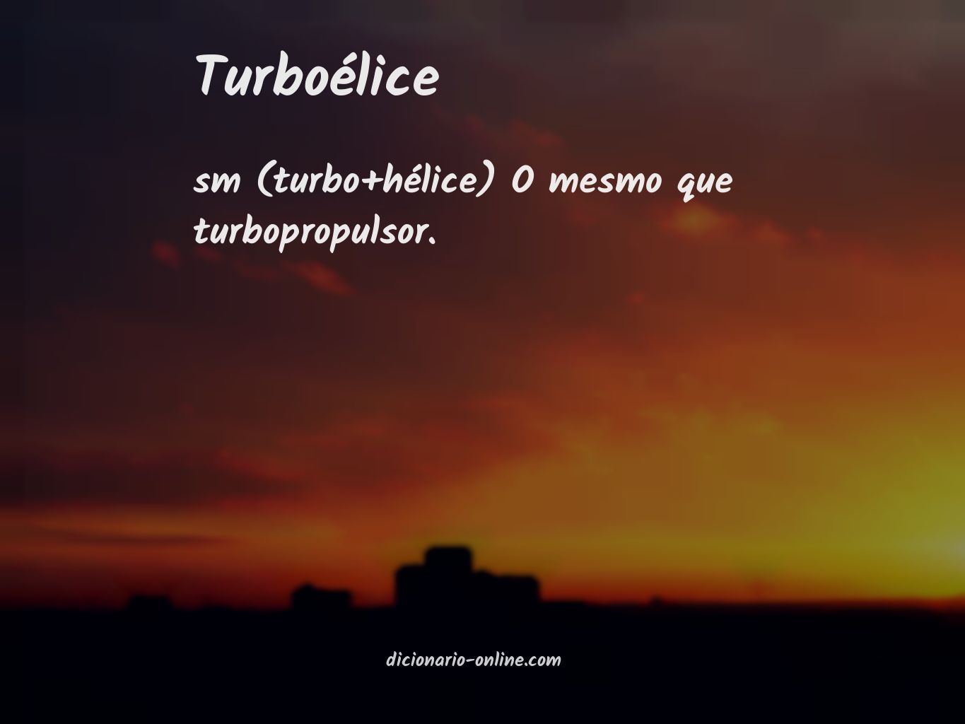 Significado de turboélice
