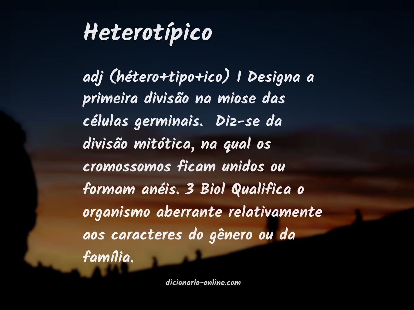 Significado de heterotípico