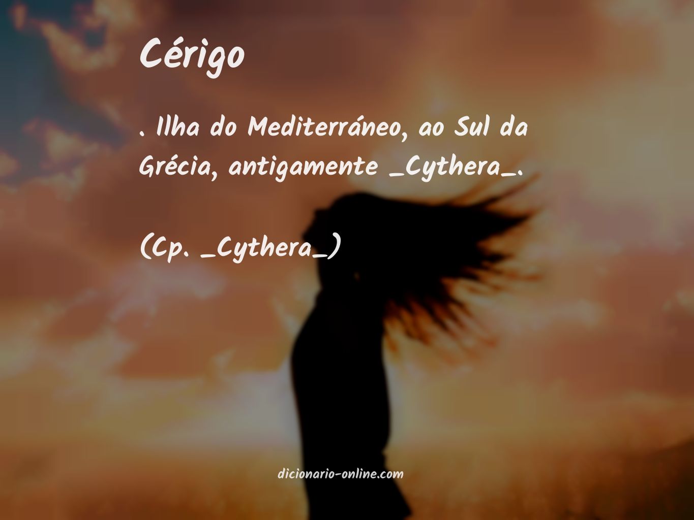 Significado de cérigo