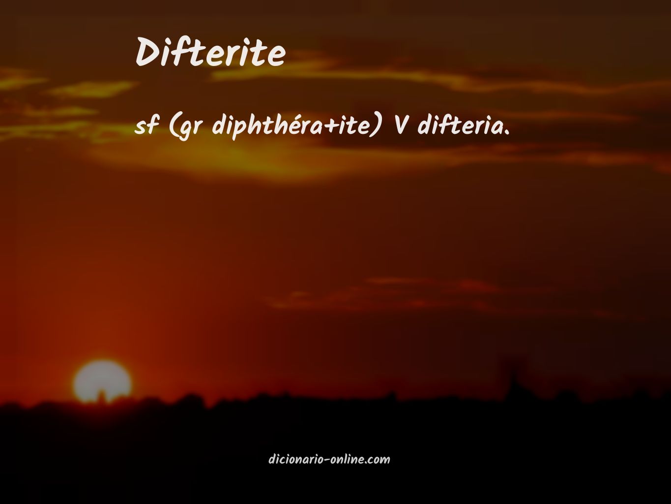 Significado de difterite