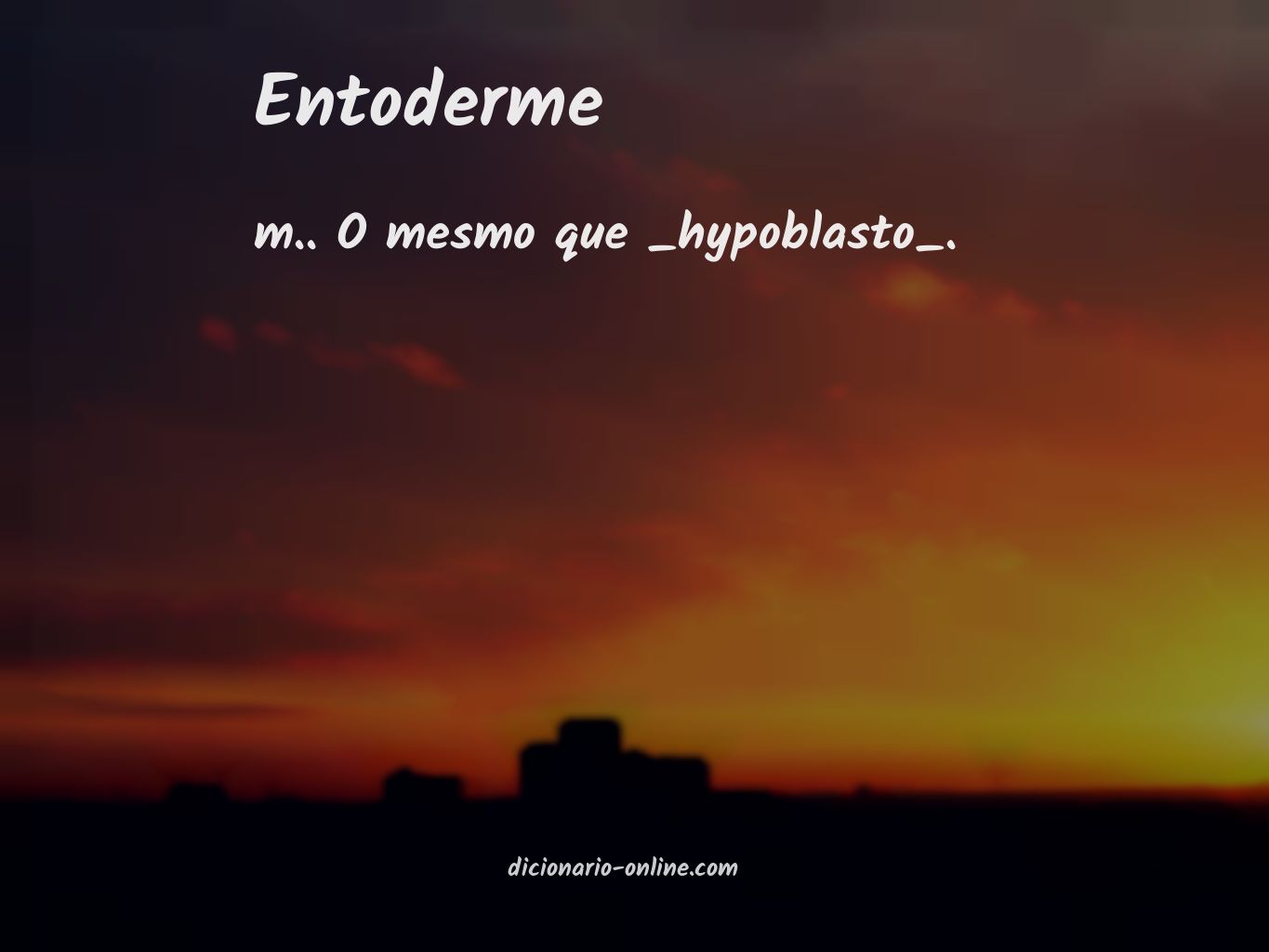 Significado de entoderme