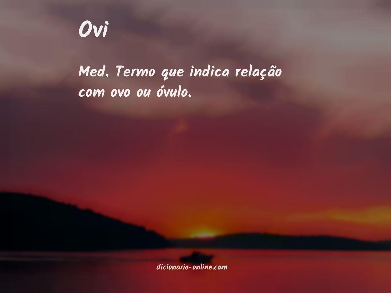 Significado de ovi