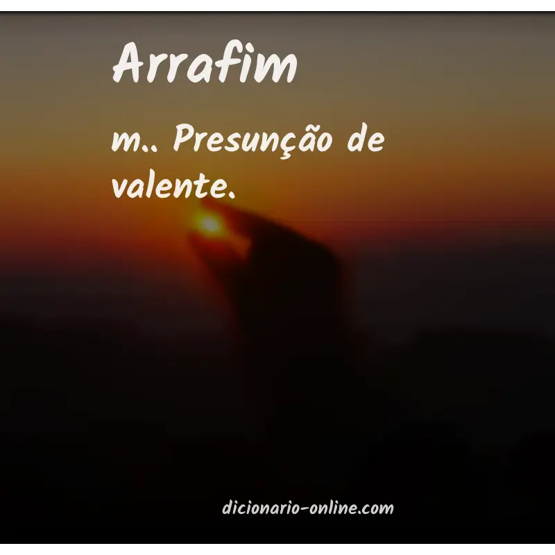 Significado de arrafim