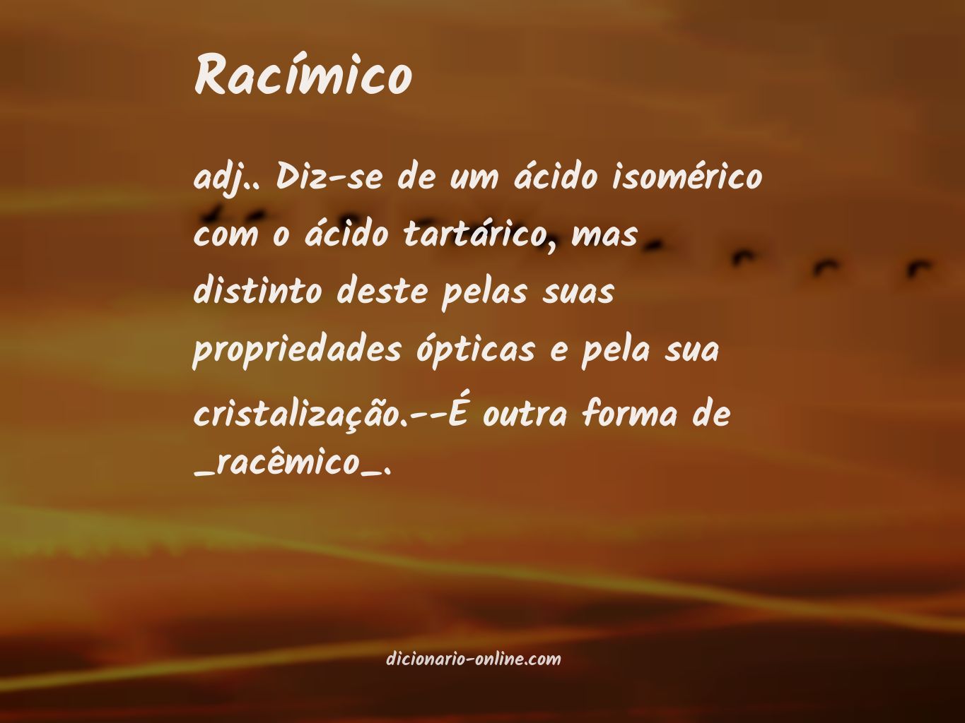 Significado de racímico