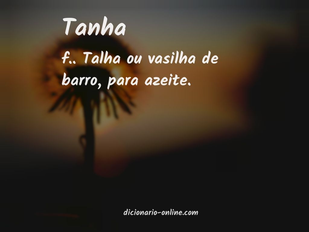 Significado de tanha