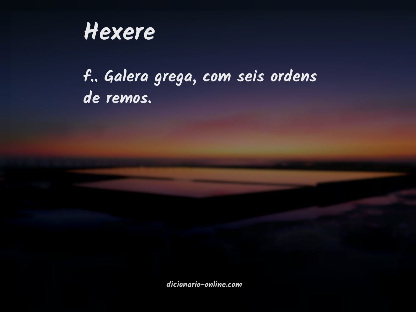 Significado de hexere