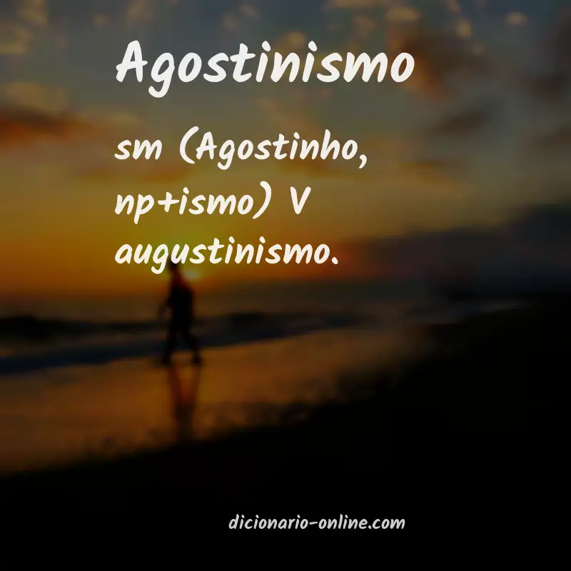 Significado de agostinismo