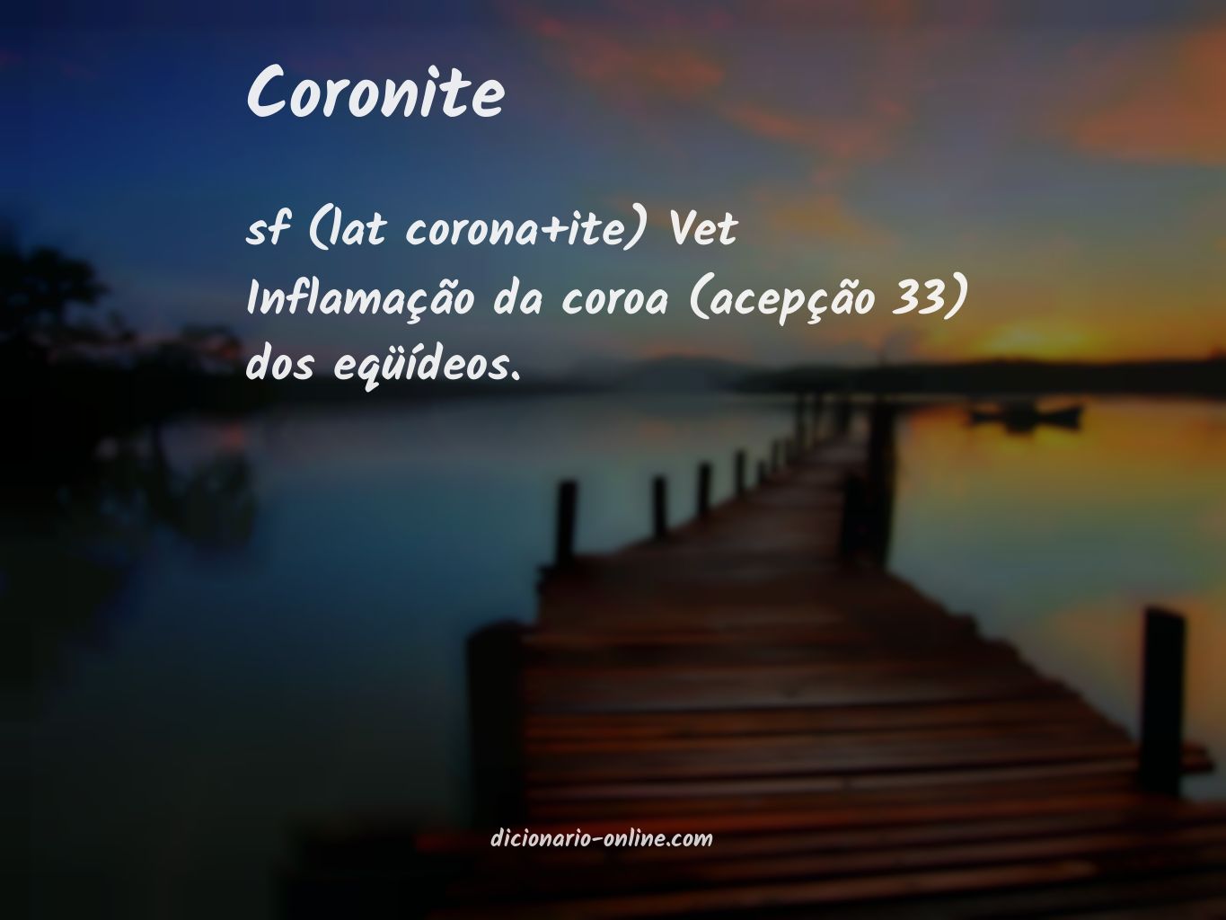 Significado de coronite