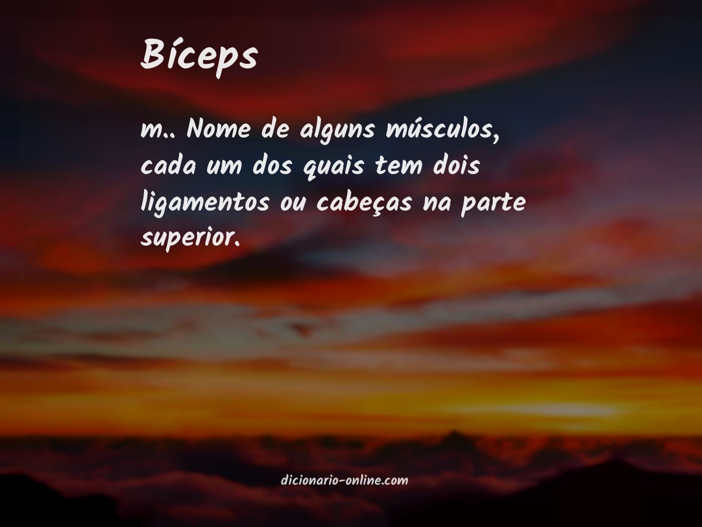 Significado de bíceps