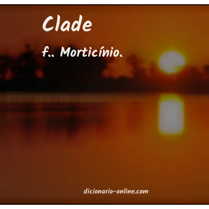 Significado de clade