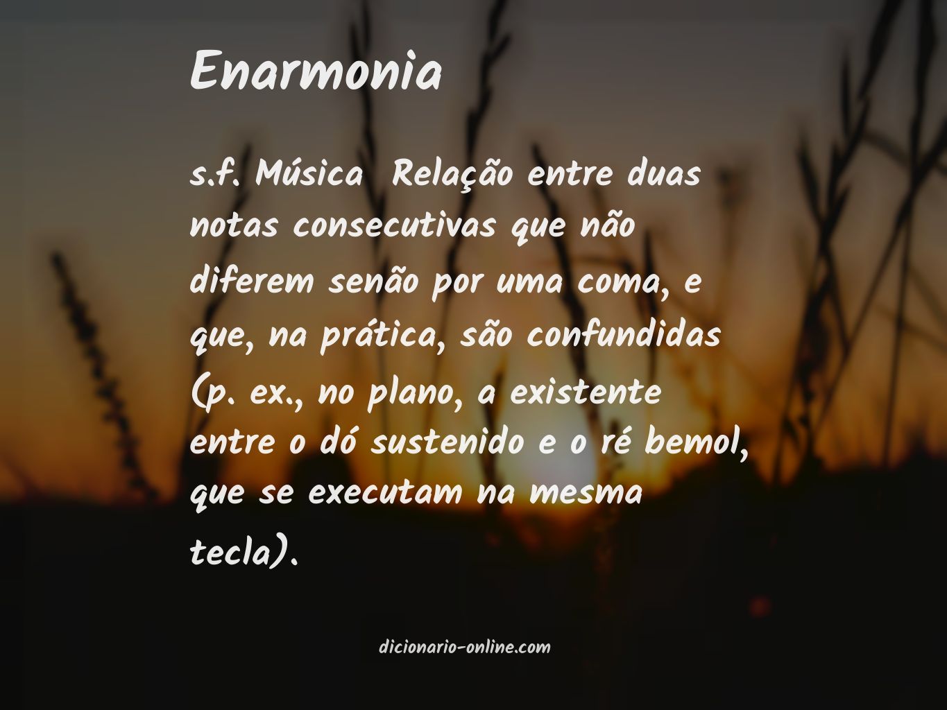 Significado de enarmonia