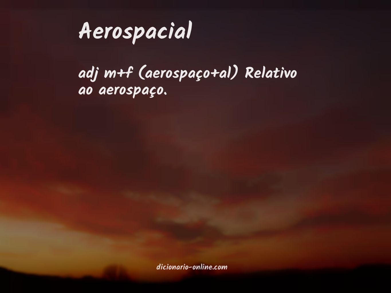 Significado de aerospacial