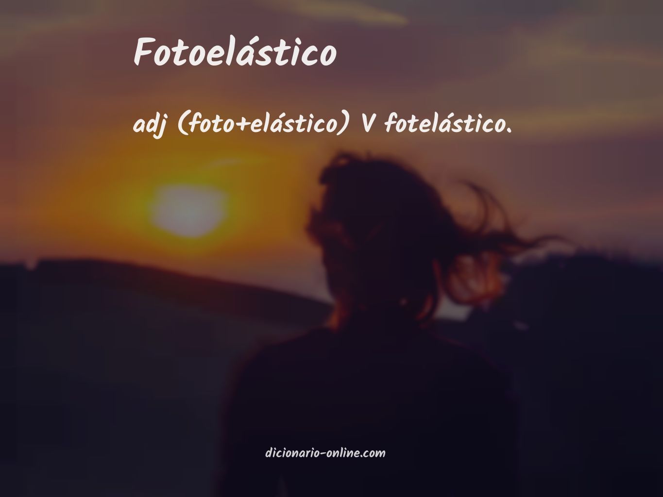 Significado de fotoelástico