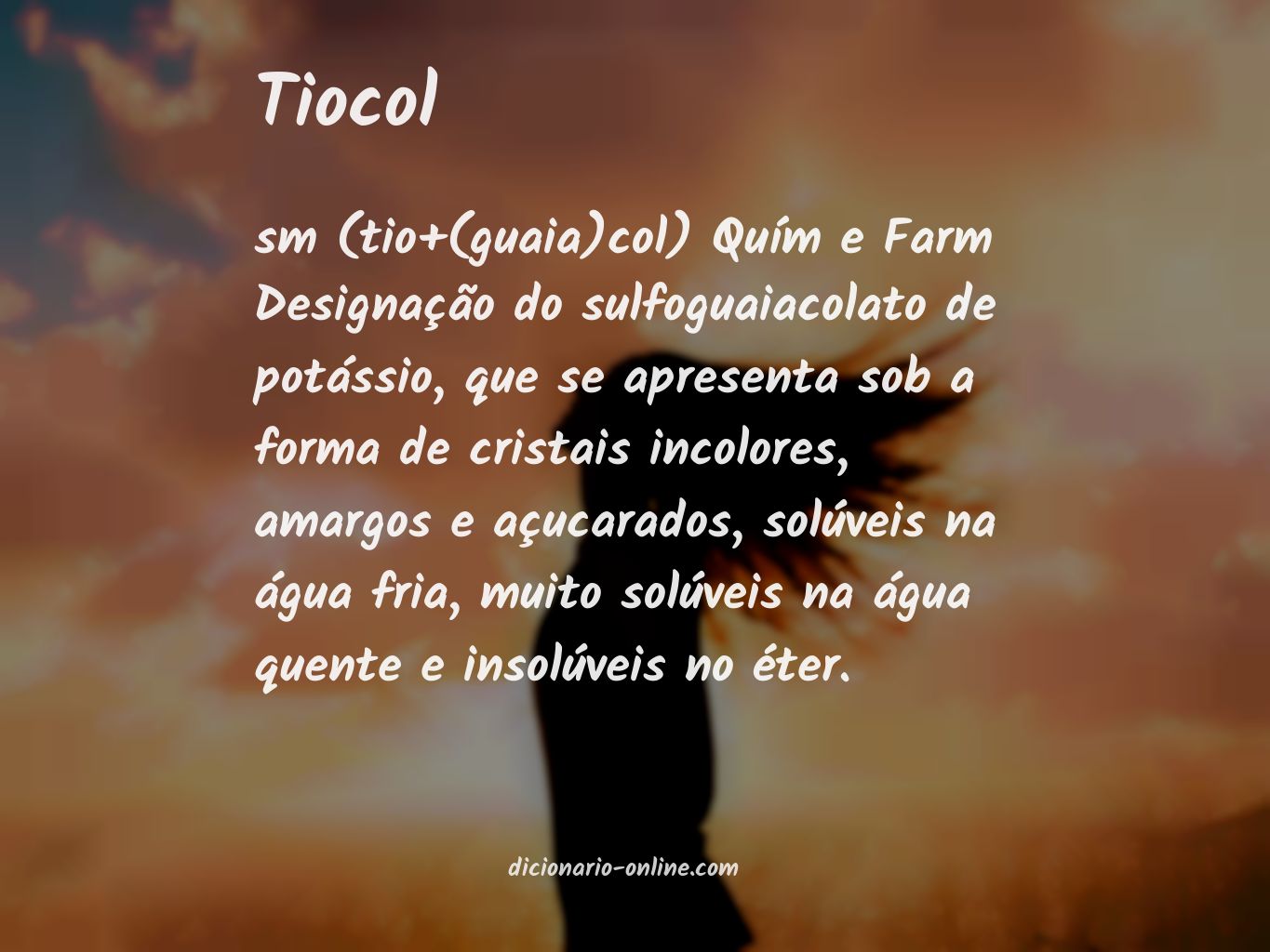 Significado de tiocol