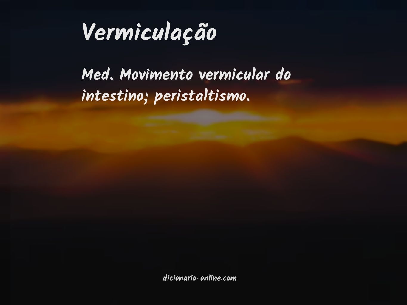 Significado de vermiculação