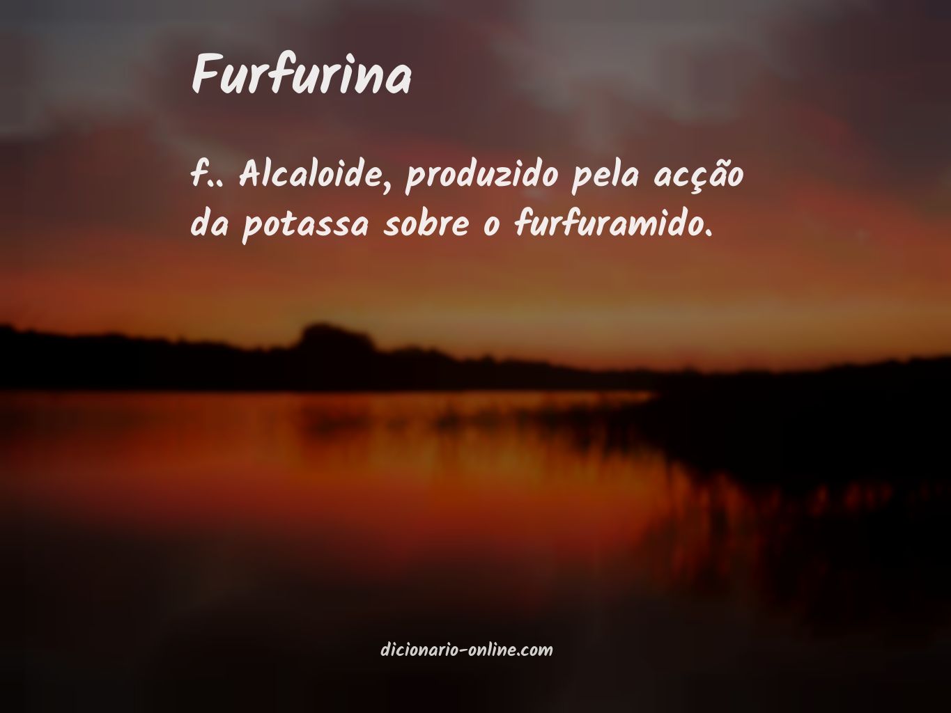 Significado de furfurina