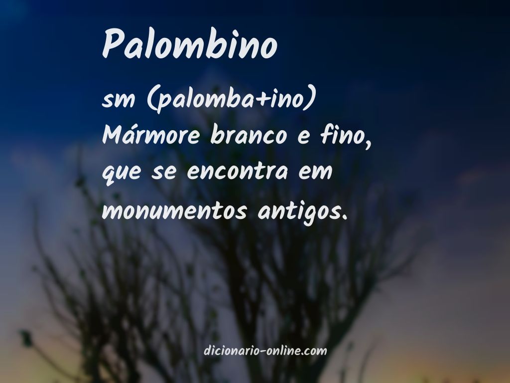 Significado de palombino