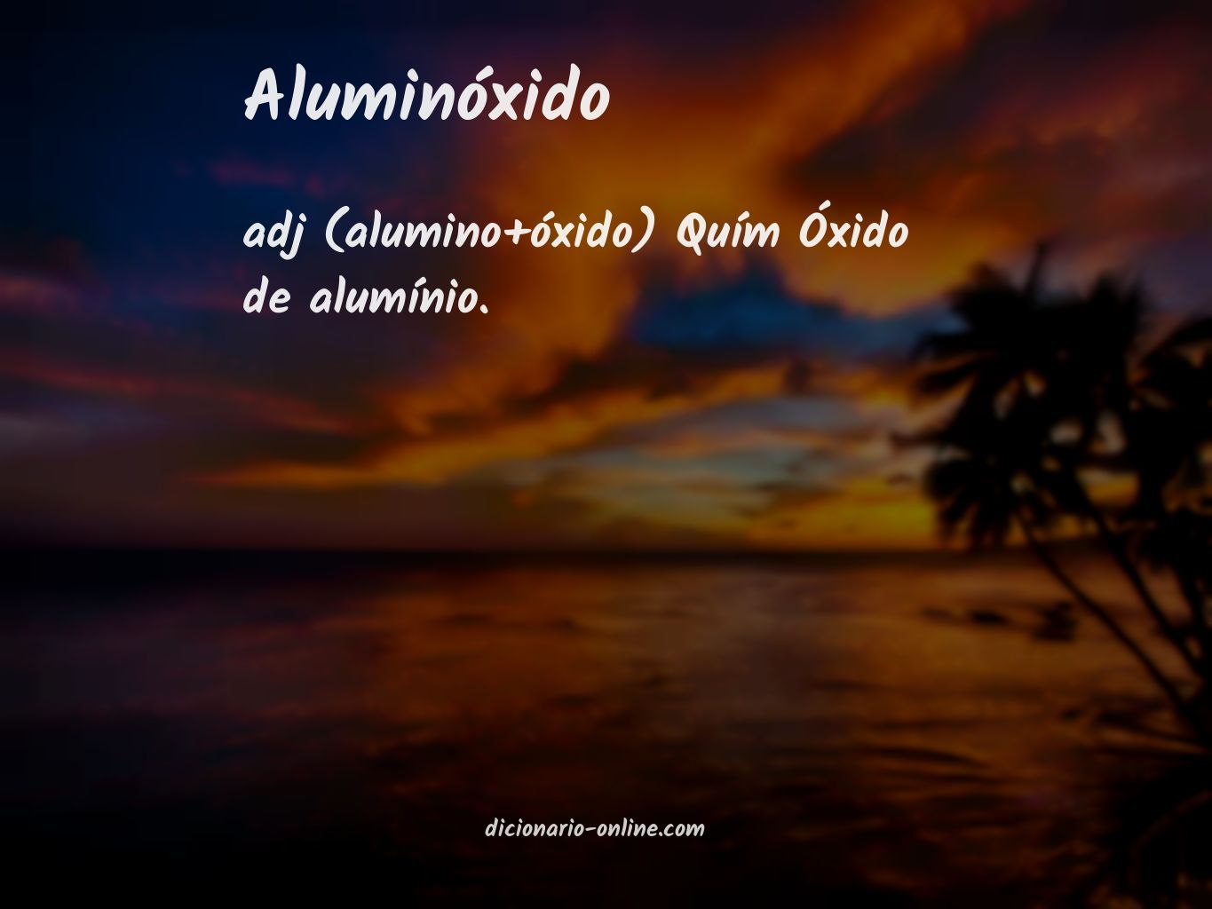 Significado de aluminóxido