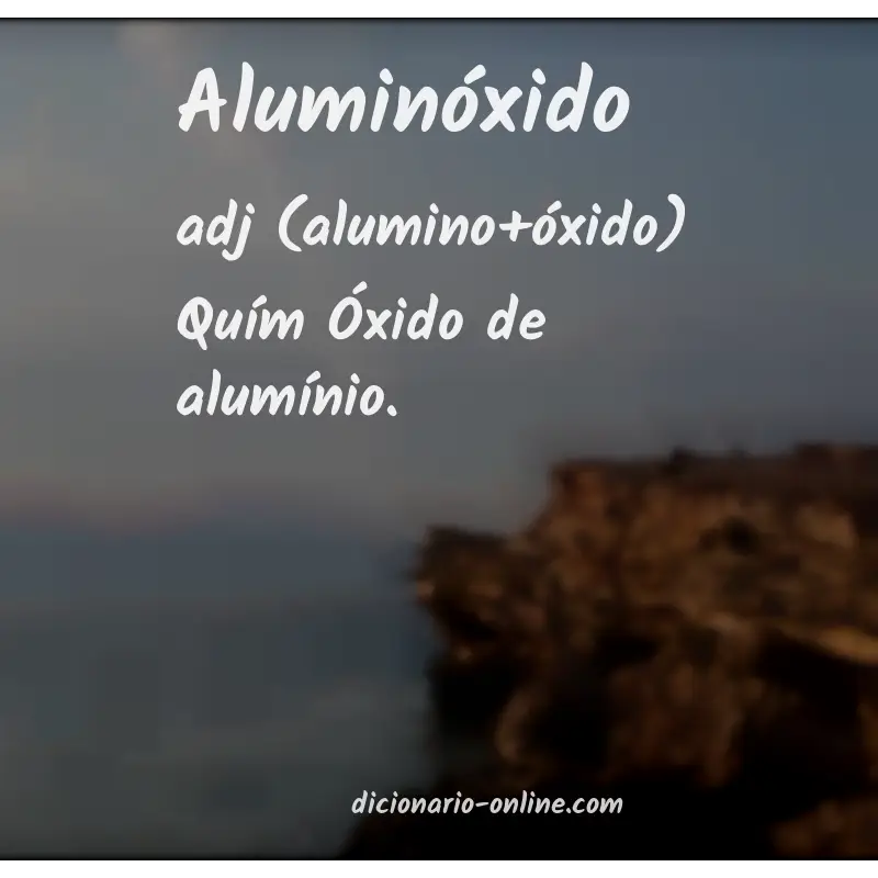 Significado de aluminóxido