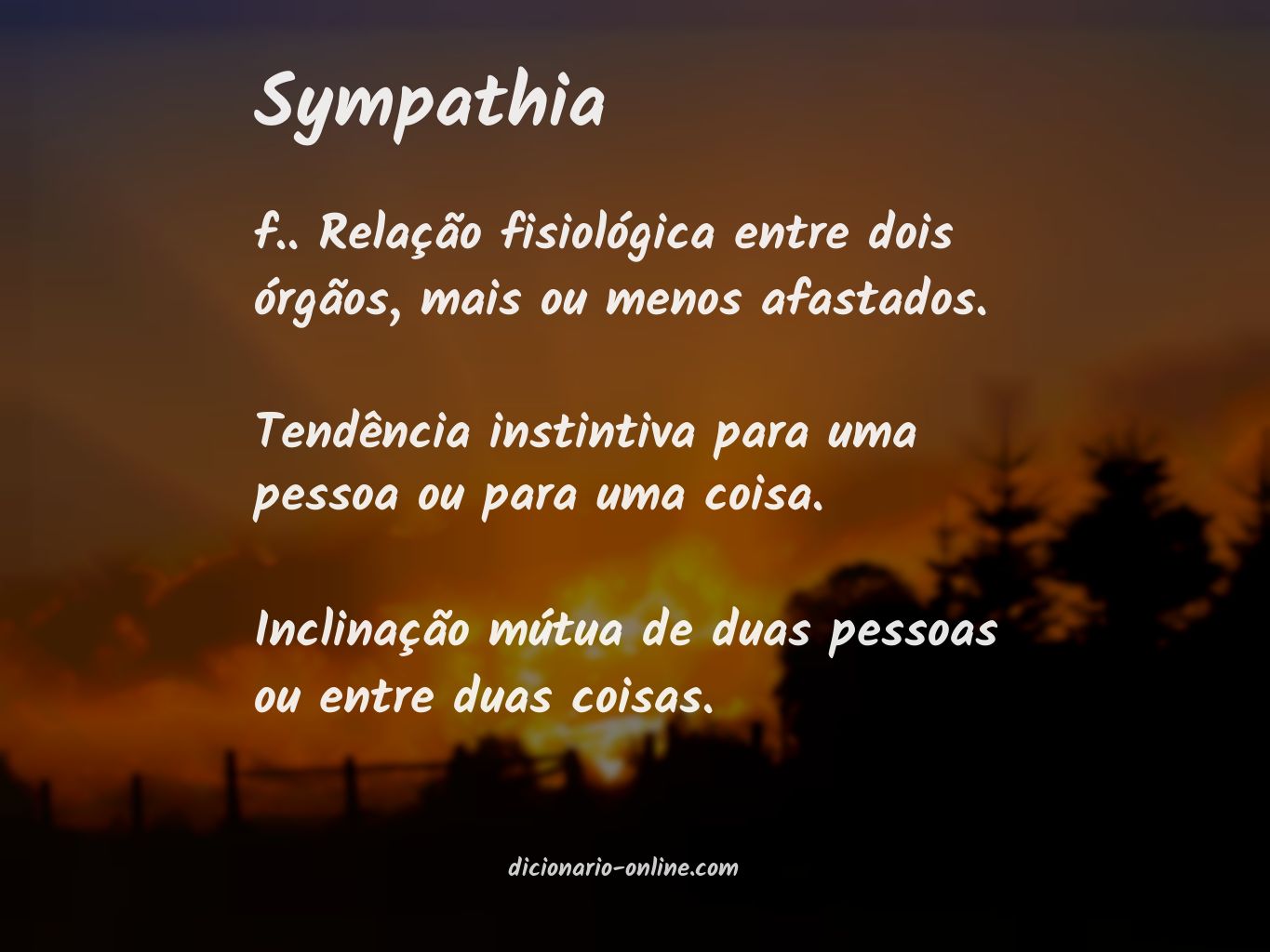 Significado de sympathia