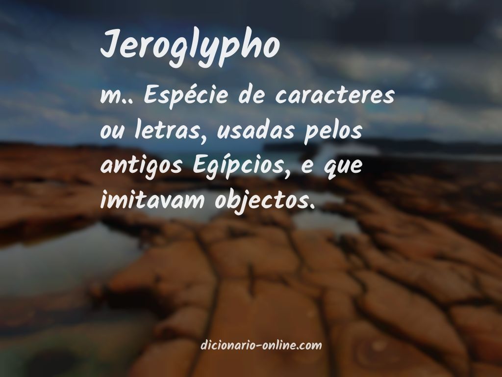 Significado de jeroglypho