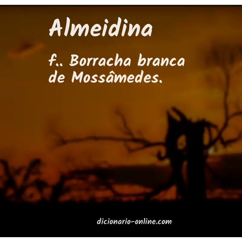 Significado de almeidina