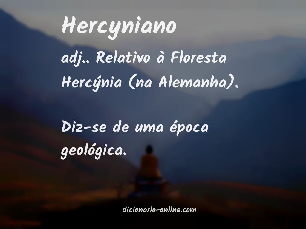 Significado de hercyniano