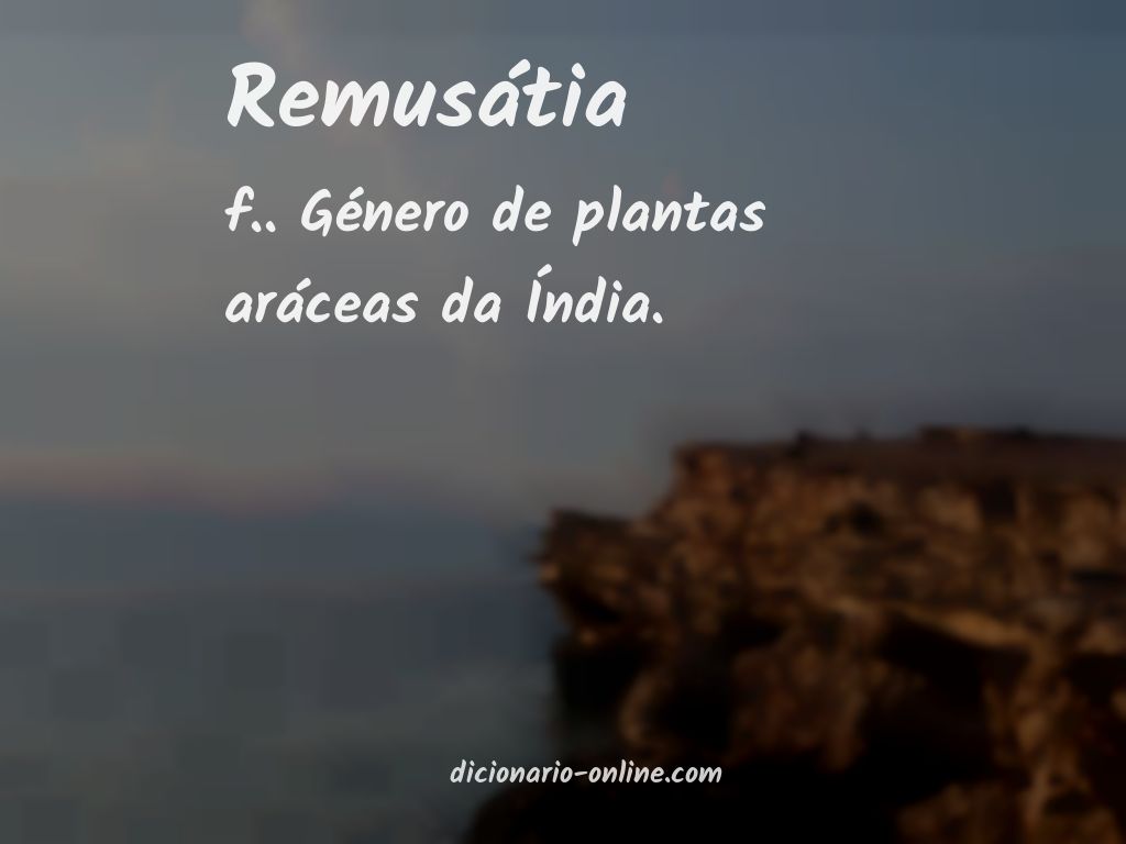 Significado de remusátia