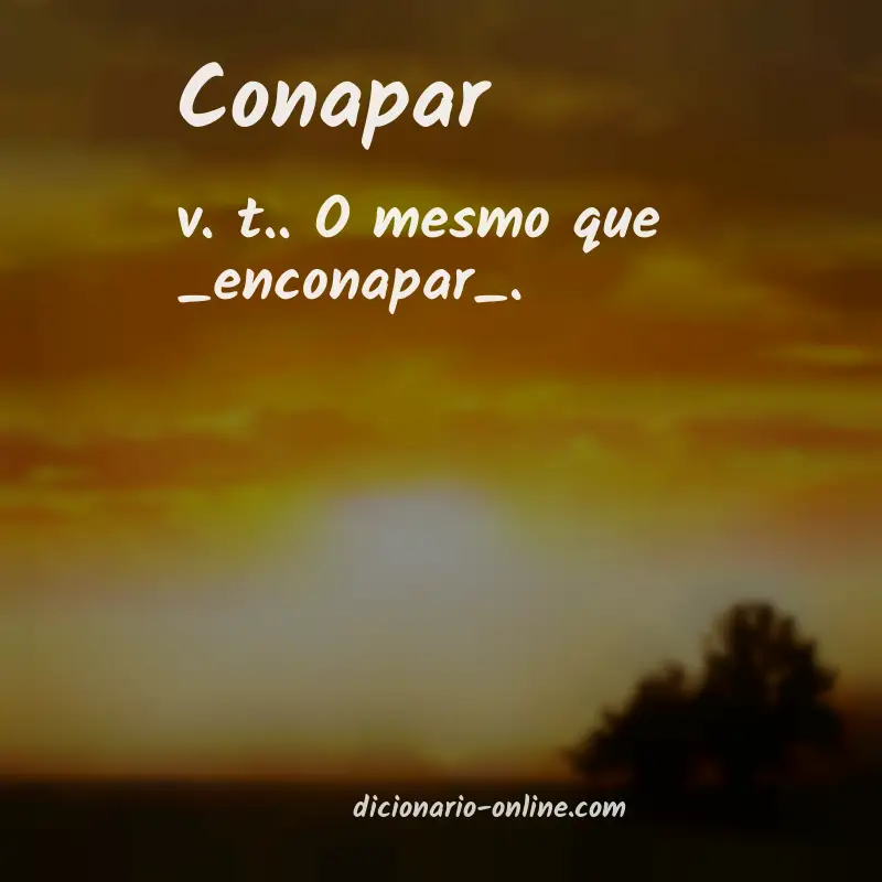 Significado de conapar