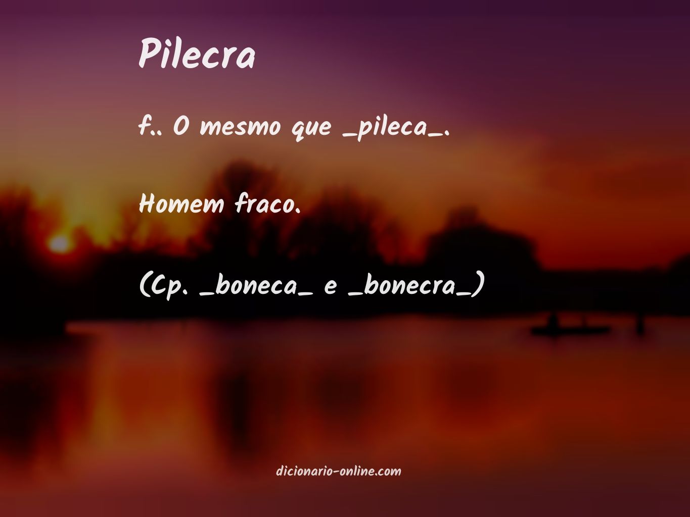 Significado de pilecra