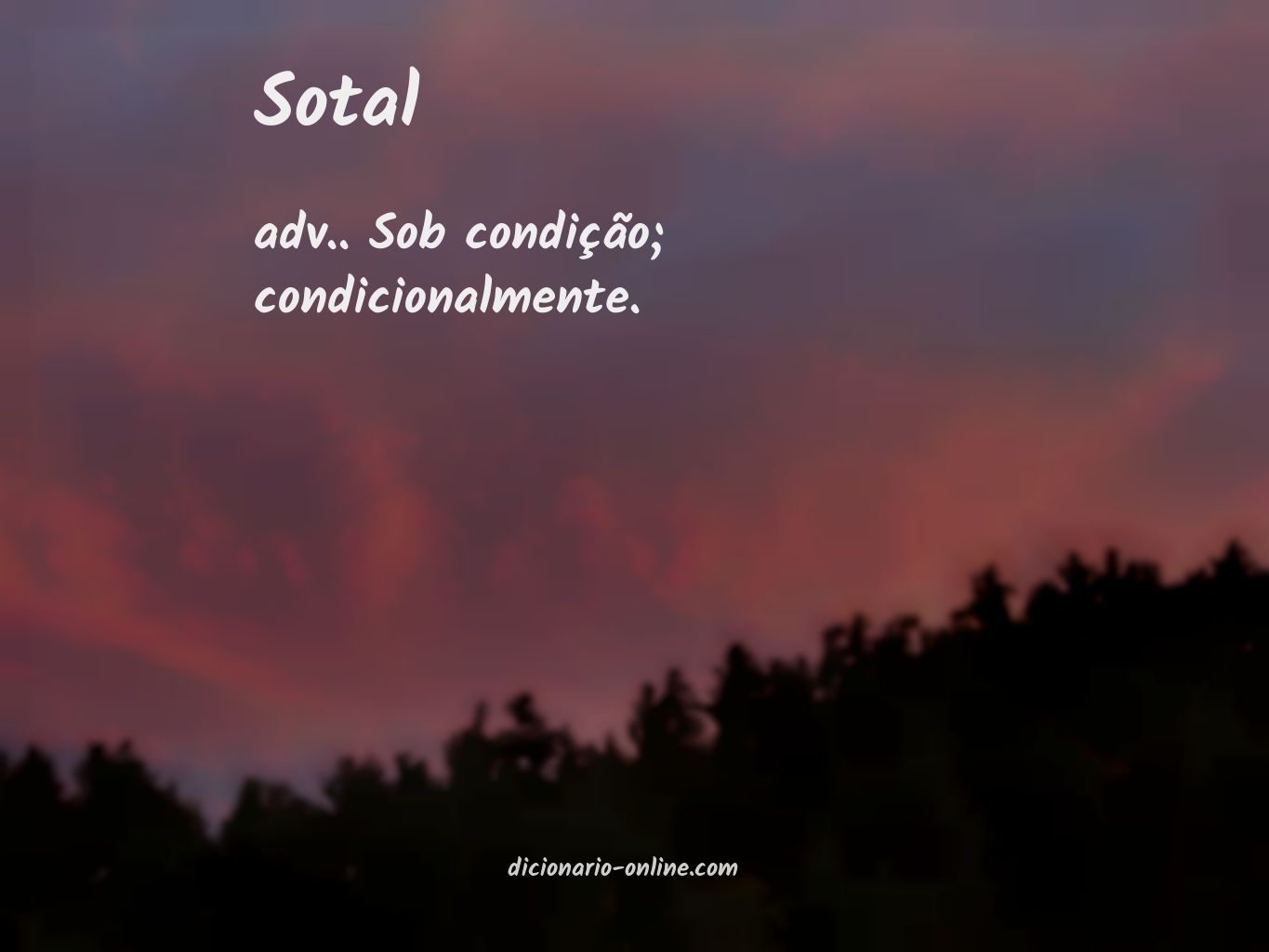 Significado de sotal