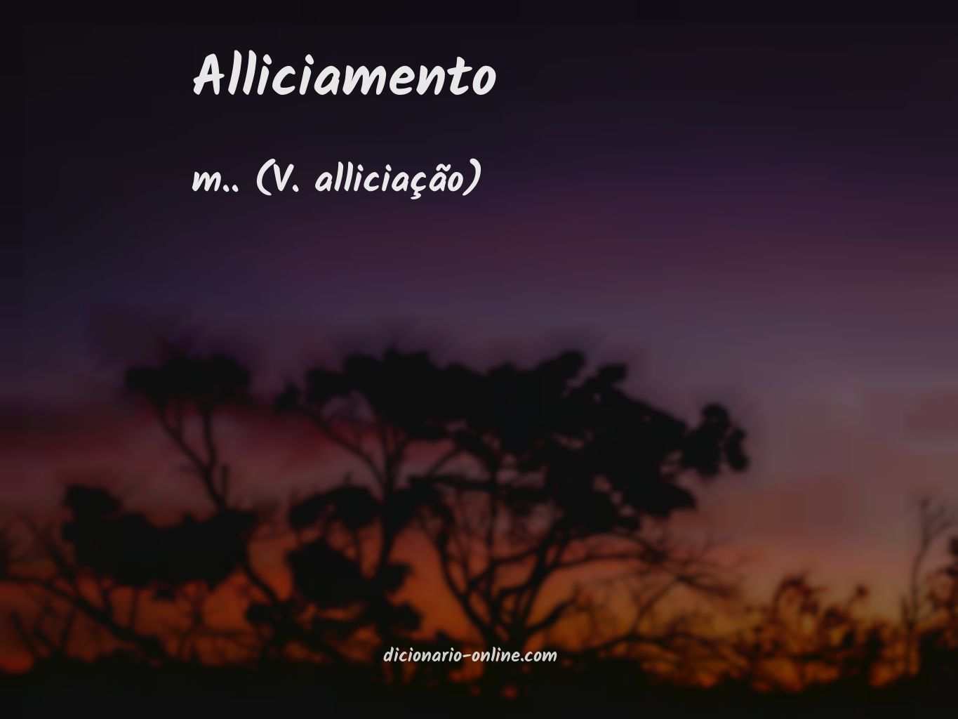 Significado de alliciamento