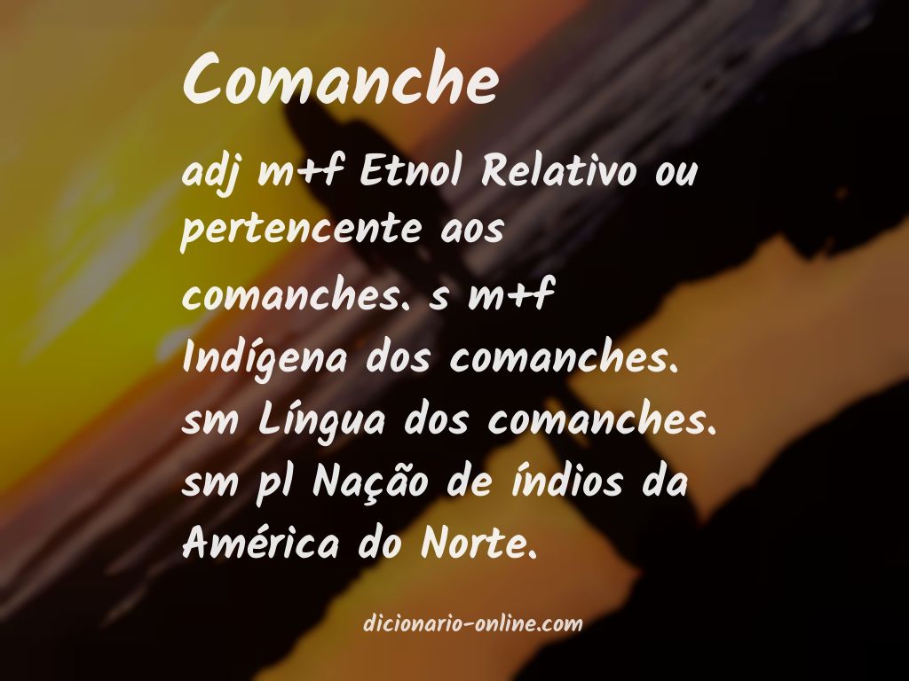 Significado de comanche