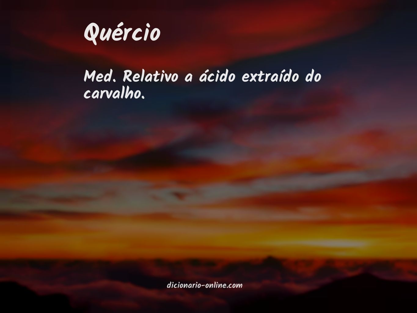 Significado de quércio