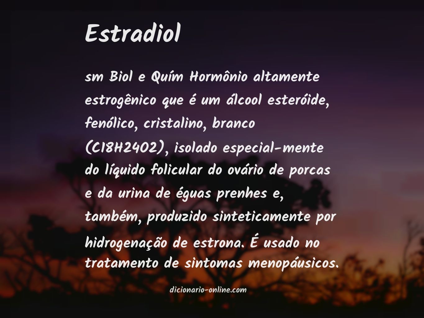 Significado de estradiol