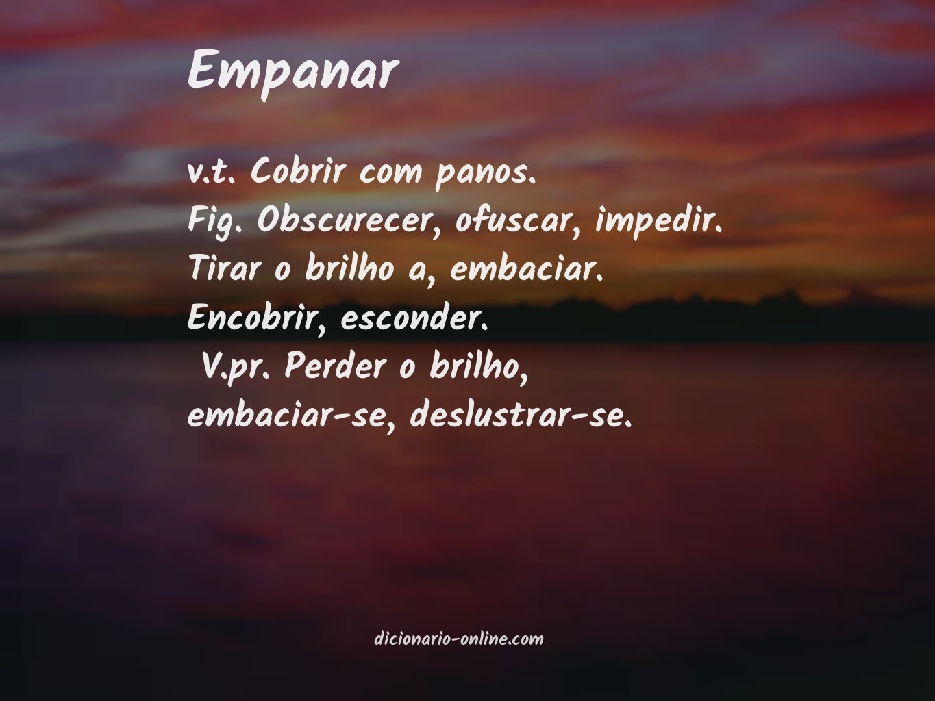 Significado de empanar