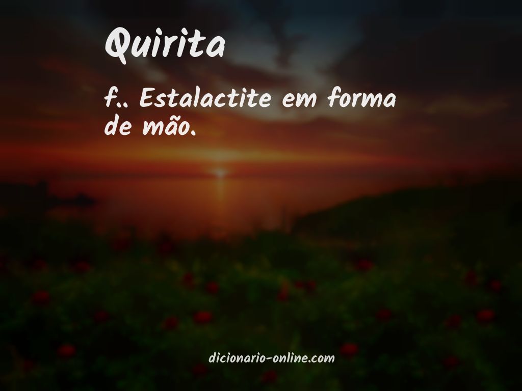 Significado de quirita