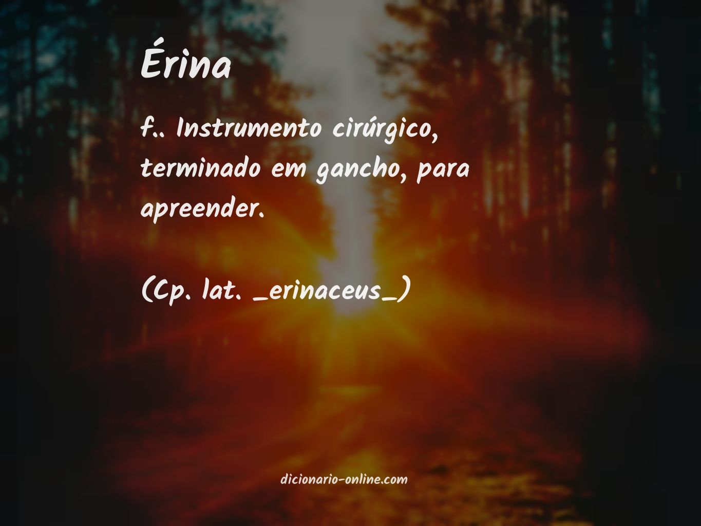 Significado de érina