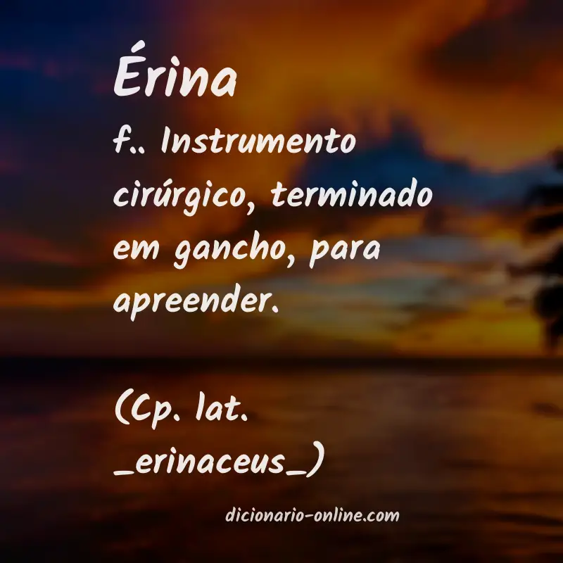 Significado de érina