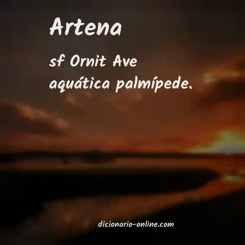 Significado de artena