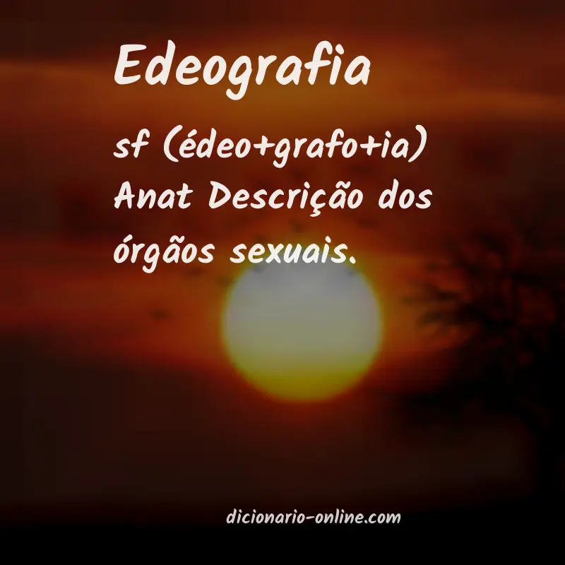 Significado de edeografia