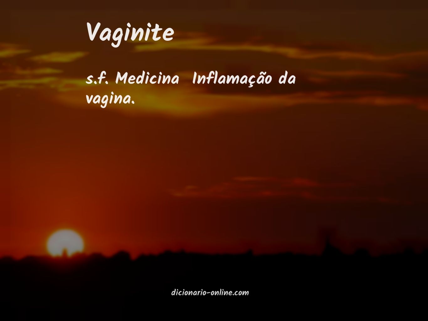 Significado de vaginite