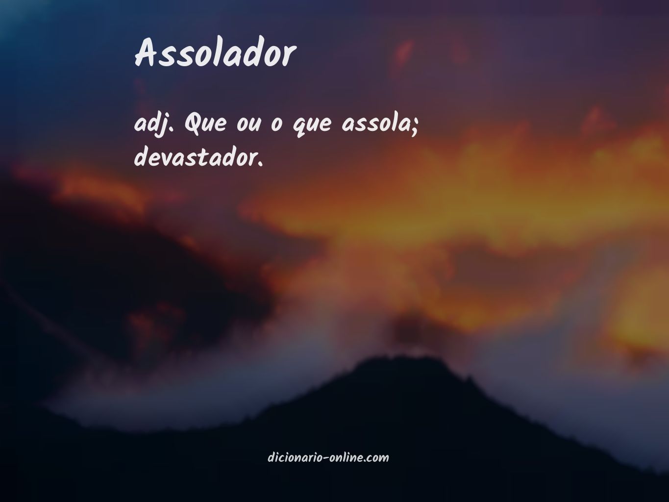 Significado de assolador